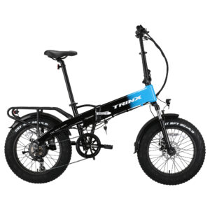 Bicicleta Eléctrica Trinx Spear Plegable Color Azul